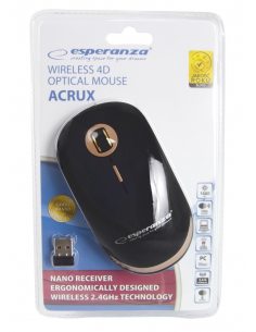 Mysz bezprzewodowa optyczna USB Acrux