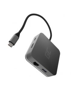 Hub USB-C GC 6w1 3xUSB 3.0, HDMI, RJ45 (Ethernet), USB-C PD