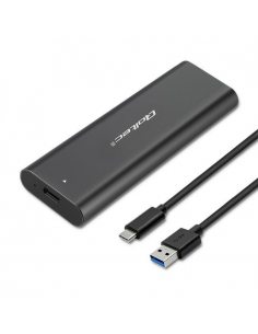 Obudowa | kieszeń do dysków M.2 SATA SSD | NGFF | USB typ C