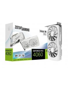 Karta graficzna GeForce RTX 4060 Twin Edge OC 8GB GDDR6 128bit biała