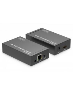 Przedłużacz/Extender HDMI 1080p 60Hz 120m po skrętce Cat.6/6A/7/8 HDCP 1.3 IR, zestaw