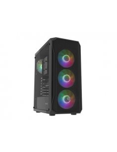 Obudowa Fury Shobo SH4F RGB Midi Tower z oknem Czarna