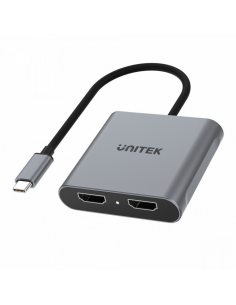 Adapter USB-C - 2x HDMI 2.0 4K MST M/F