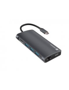 Multiport Adapter Fowler 2 V2 USB-C- HUB USB 3.0 3X, HDMI4K