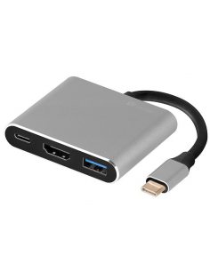 Adapter A-1 USB-C HDMI 4k, USB 3.0, PDW 100W