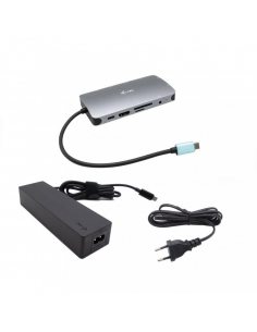 Stacja dokująca USB-C Metal Nano Dock HDMI/VGA with LAN + Universal Charger 100W