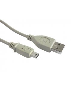 Kabel miniUSB 2.0 CANON 5pin 1.8m szary