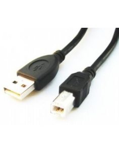 Kabel USB 2.0 typu AB AM-BM 1.8m czarny