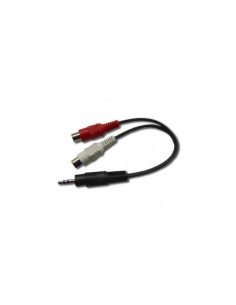 Kabel MINIJACK/2xRCA(Cinch) M/F 20cm