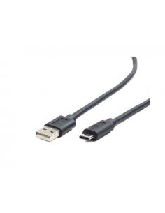 Kabel USB 2.0 typu AC AM-CM 1.8m czarny