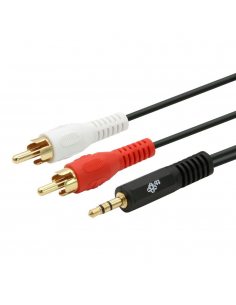 Kabel 3,5mm Mini Jack - 2x RCA M/M (chinch) 2,5m