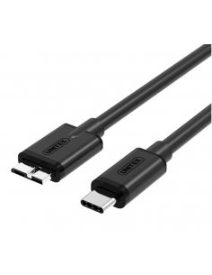 Kabel USB TYP-C do microUSB 3.0 1m Y-C475BK