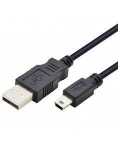 Kabel USB - Mini USB 1m. czarny