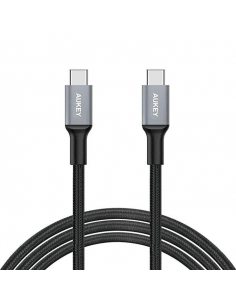 CB-CD6 nylonowy kabel Quick Charge USB C - USB C | 2m | 3A | 60W PD | 20V