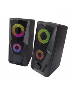 Głośnik 2,0 USB Led Rainbow Baila