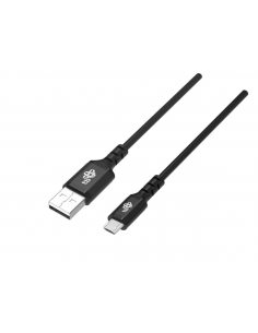 Kabel USB-Micro USB 2m silikonowy czarny Quick Charge