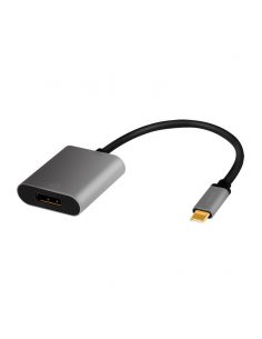 Adapter USB-C do DP/F, 4K/60Hz, Aluminiowy 0.15m