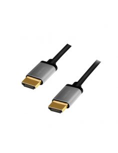 Kabel HDMI 4K/60Hz, aluminium 1m Czarny