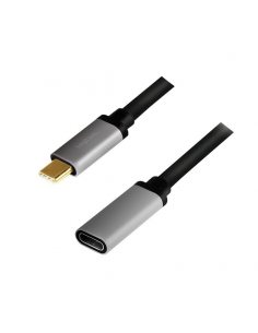 Kabel USB-C M/F,4K/60Hz aluminiowy 0.5m