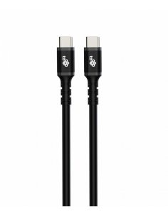 Kabel USB-C - USB-C 2m silikonowy czarny