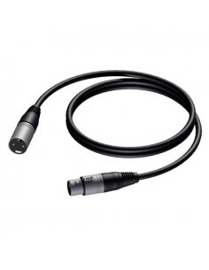 Kabel XLR Męski - XLR Żeński 0,5 M - CAB901/0.5