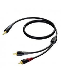 Kabel 3,5 mm Jack Męski Stereo - 2x RCA/Cinch Męski 5 m - CLA711/5