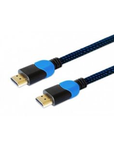 Kabel HDMI 2.0 niebiesko-czarny 1,8m, GCL-02