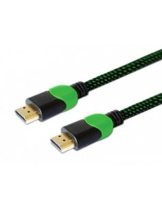 Kabel HDMI 2.0 zielono-czarny 1,8m, GCL-03