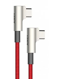 CB-CMD37 Red OEM nylonowy kabel USB C - USB C | 1m | 3A | 60W PD | 20V