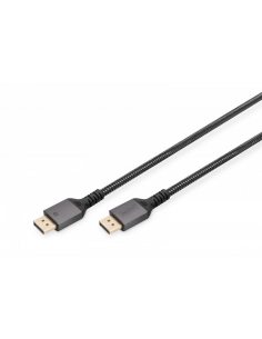 Kabel połączeniowy PREMIUM DisplayPort 8K60Hz UHD DP/DP M/M 1m Czarny