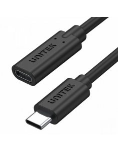 Przedłużacz USB-C 3.1 GEN 2 4K PD 100W 0,5m M/F C14086BK