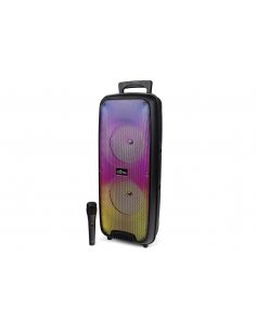 Głośnik KARAOKE FLAMEZILLA MT3178 Bluetooth 5.0/FM/MicroSD/USB/AUX/LED/Karaoke/RGB/RMS 20W/PMPO 1000W