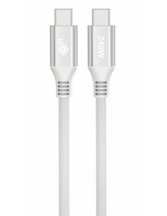 Kabel USB C - USB C 1m 240W biały