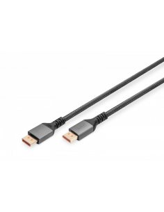 Kabel połączeniowy PREMIUM DisplayPort 2.1 16K 60Hz DP/DP M/M 1m Czarny