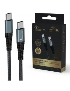 Kabel USB Typ-C do USB Typ-C Smart Life 1.2m czarny