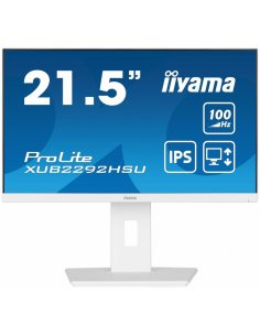 Monitor 21.5 cala ProLite XUB2292HSU-W6 IPS,100Hz,FreeSync,PIVOT,0.4ms,HDMI, DP,4xUSB(3.2),2x2W,HAS(150mm), Biały