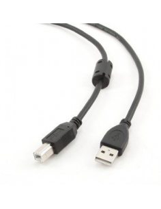 Kabel USB 2.0 typu AB AM-BM 4,5m FERRYT czarny