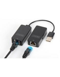 Przedłużacz/Extender USB 2.0 HighSpeed po skrętce Cat.5e/6 UTP, do 50m