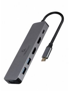 Adapter USB-C Hub USB-C PD HDMI x2 USB 3.0x3