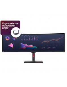 Lenovo Monitor 49.0 cali ThinkVision P49w-30 WLED 63DBRAT1EU