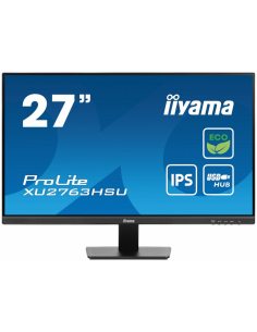 Monitor 27 cali ProLite XU2763HSU-B1 IPS,100HZ,ECO,3ms,SLIM,HDMI,DP,2x USB3.2 TCO,EPEAT