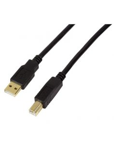 Kabel aktywny USB 2.0 AM/BM 10m czarny