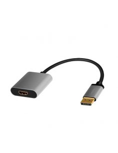 Adapter DP do HDMI 4K 60Hz aluminiowy 0.15m