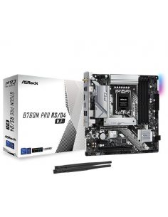 Płyta główna B760M Pro RS/D4 WIFI s1700 4DDR4 DP/HDMI mATX