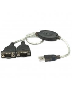 Kabel adapter Manhattan USB / 2x RS232/COM/DB9