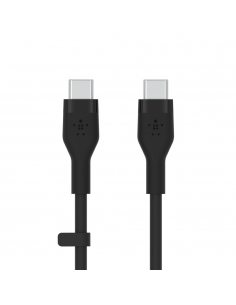 Kabel BoostCharge USB-C do USB-C 2.0 silikonowy 1m, czarny