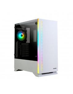 Obudowa S5 WHITE ATX Mid Tower PC Case RGB fan TG