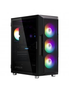 Obudowa I3 Neo ATX Mid Tower RGB 4xwentylator, czarna