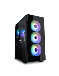 Obudowa I3 Neo TG Mid Tower RGB 4xwentylator, czarna