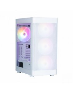 Obudowa I4 TG ATX Mid Tower 4 fans RGB Biała